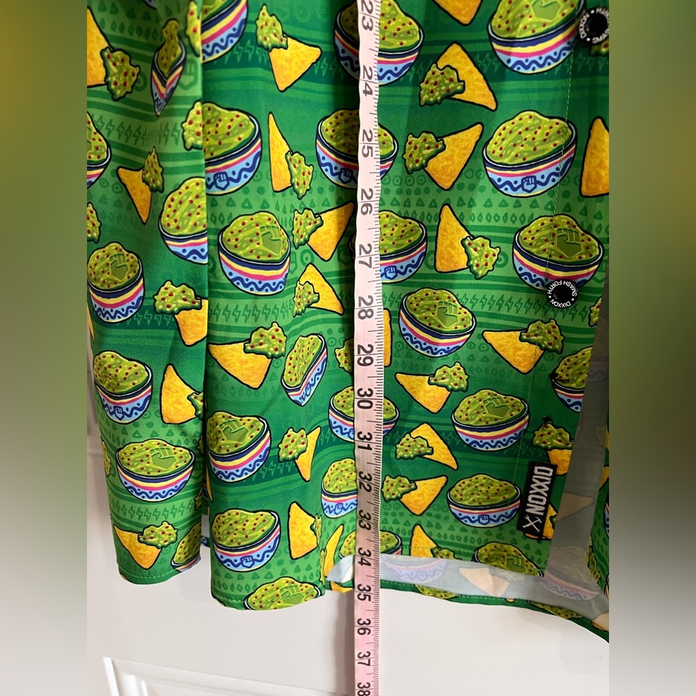Dixxon Flannel x FIST‎ Chips N Guac Party Wear Short Sleeve Shirt Green Mens 3X - Picture 10 of 13
